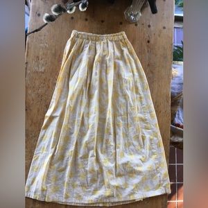 Homemade cotton blend full length skirt. Great condition.